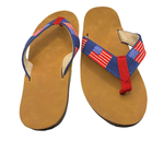 American Flag Needlepoint Flip Flops
