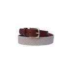 Herringbone Needlepoint Belt for Young Adults- Hand Stitched Needlepoint Belt