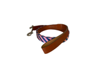 Dog Leash- Preppy Pink and Navy Striped