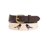 Bird Needlepoint Belt-