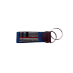 American Flag Red Line Key Fob