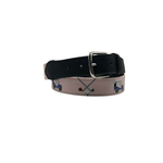 Golf Cart needlepoint belt for a picture perfect day on the course!