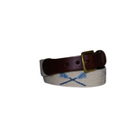 Young Adult Lacrosse Needlepoint Belt