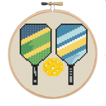 Ornament- Needlepoint Pickleball Ornament, 4