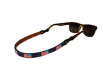 Sunglass Strap- American Flag needlepoint Design