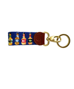 Beer Needlepoint Key Fob