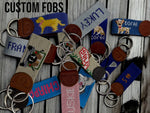 Key Fob -Needlepoint custom gifts