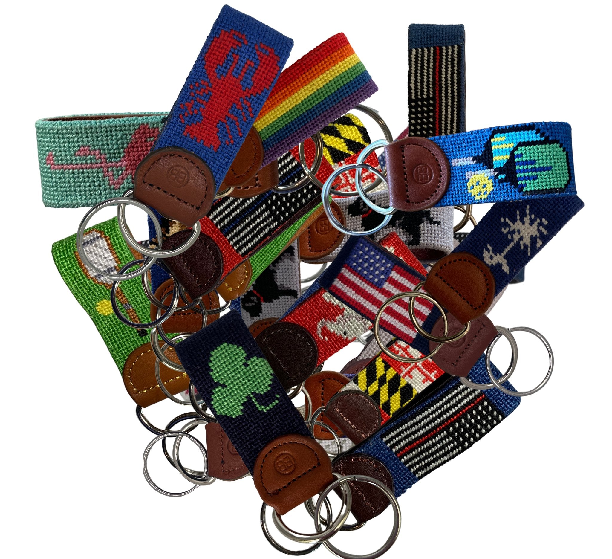 Needlepoint Fobs