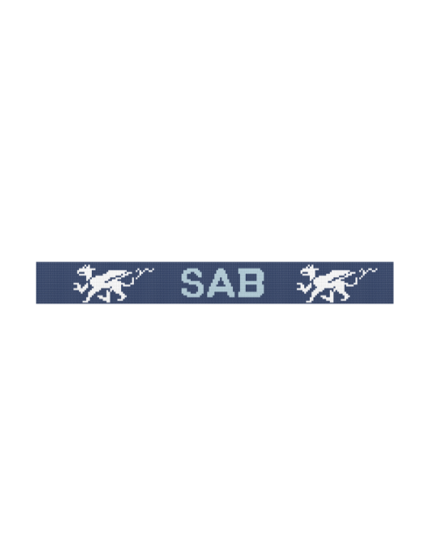 SAB Club Needlepoint  Belt