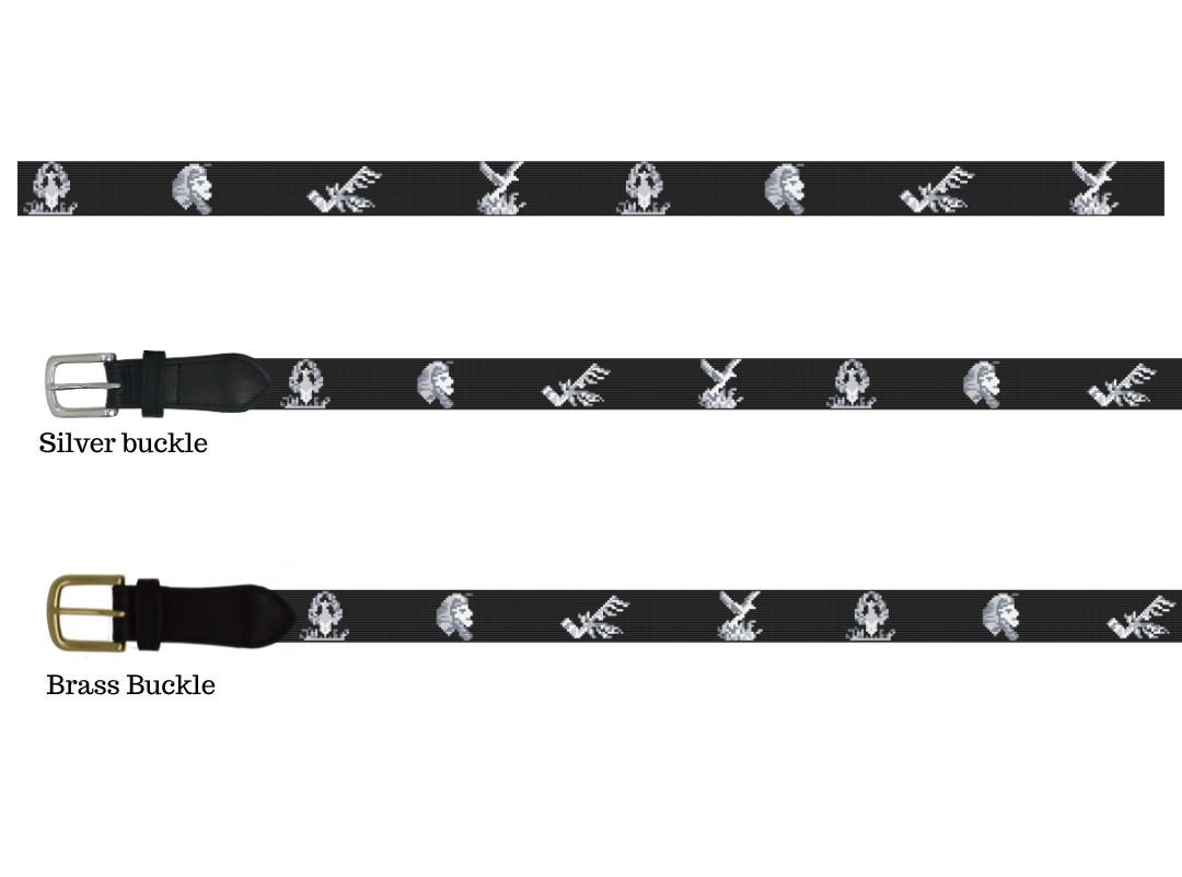 Phoenix Club Needlepoint Belt and or Flask