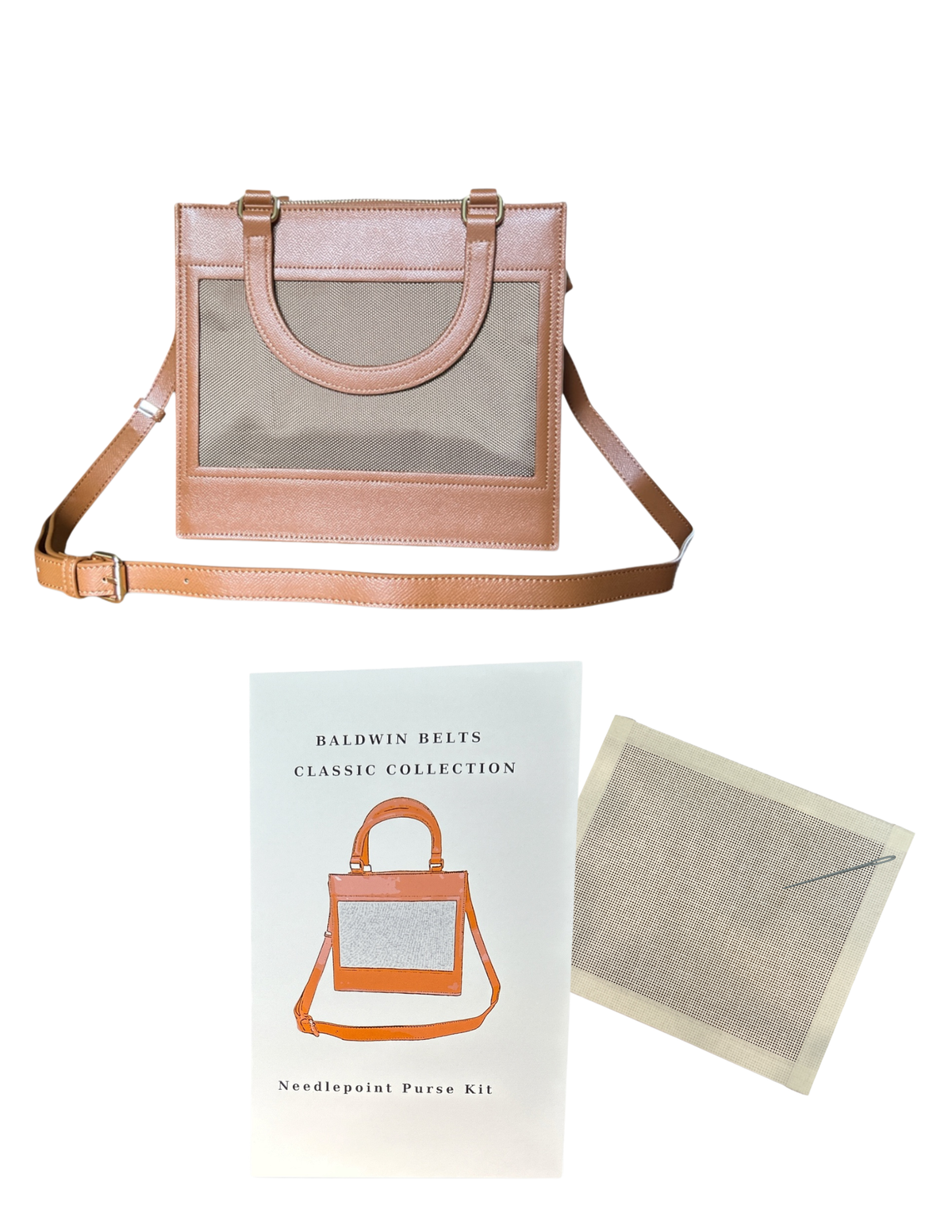 Needlepoint Self-Finishing Purse Kit