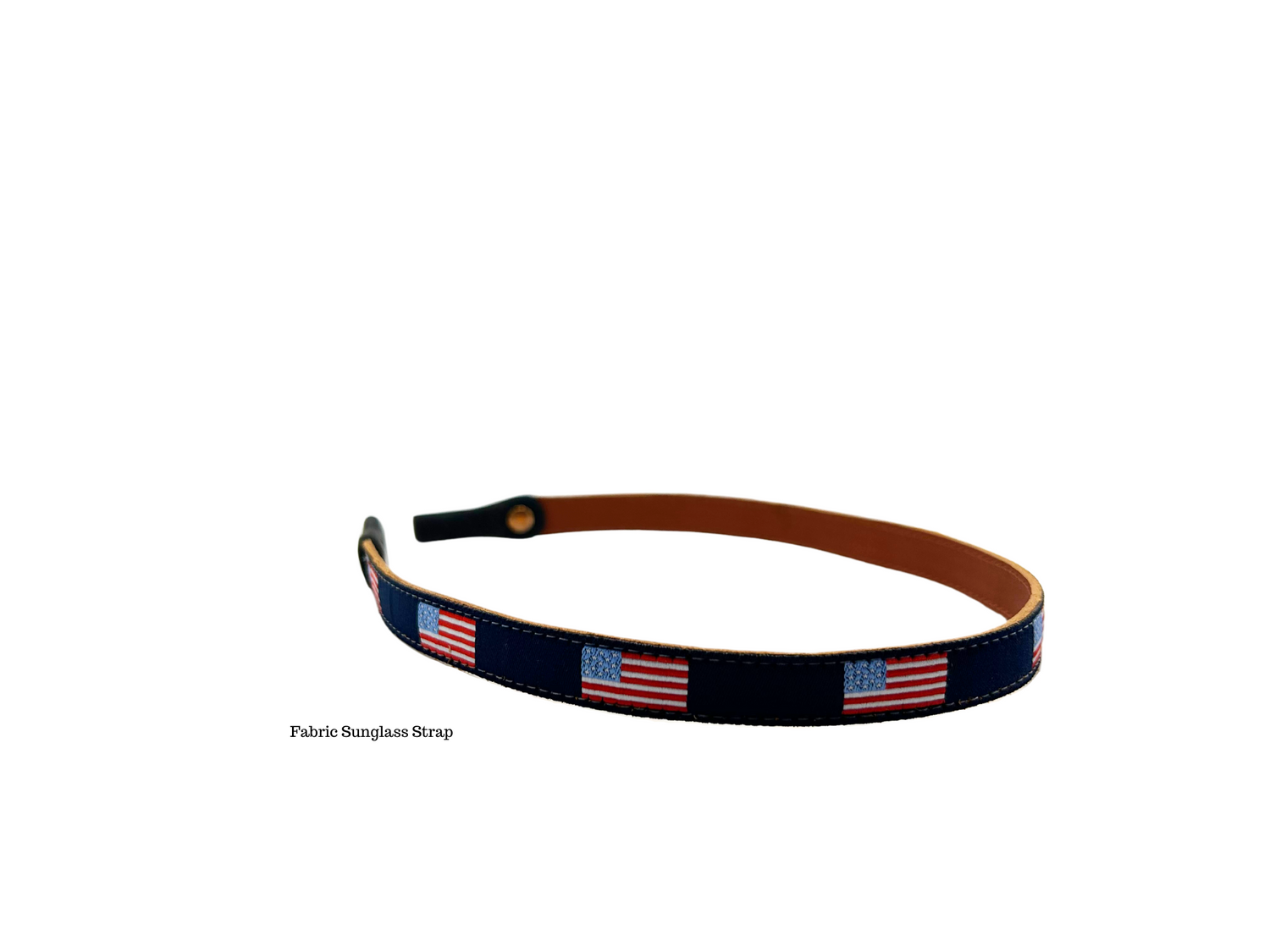 American Flag Sunglass Strap (Fabric not needlepoint)