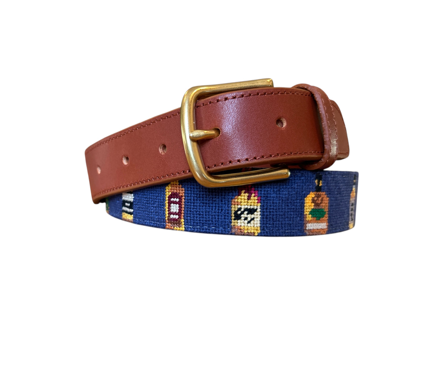 Needlepoint Bourbon Belt